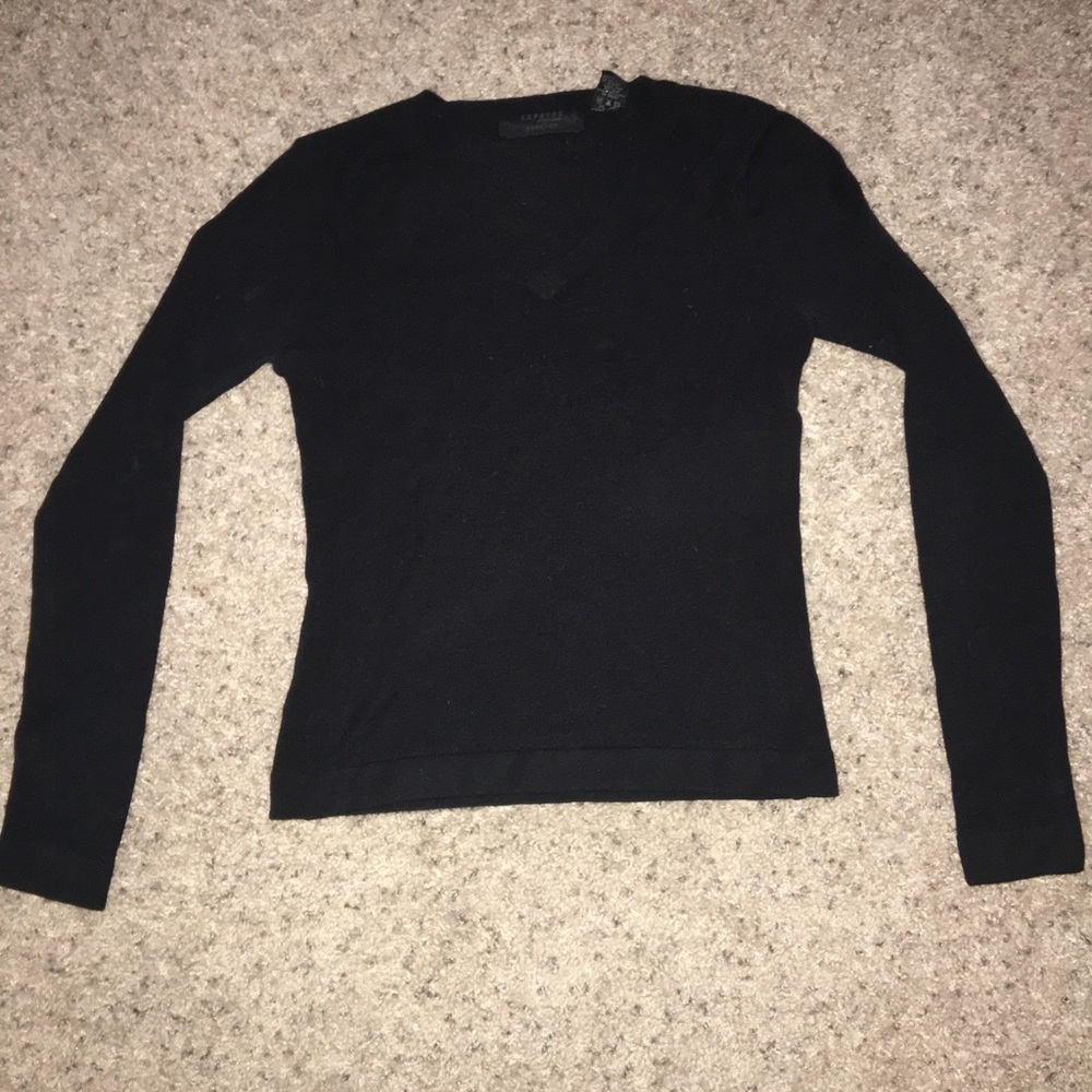Limited stretch sweater black